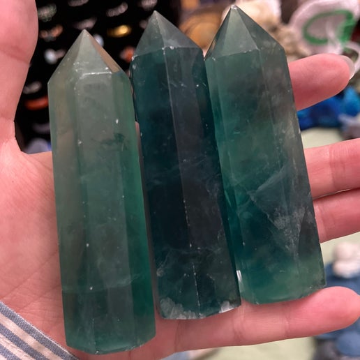 Green Fluorite Tower